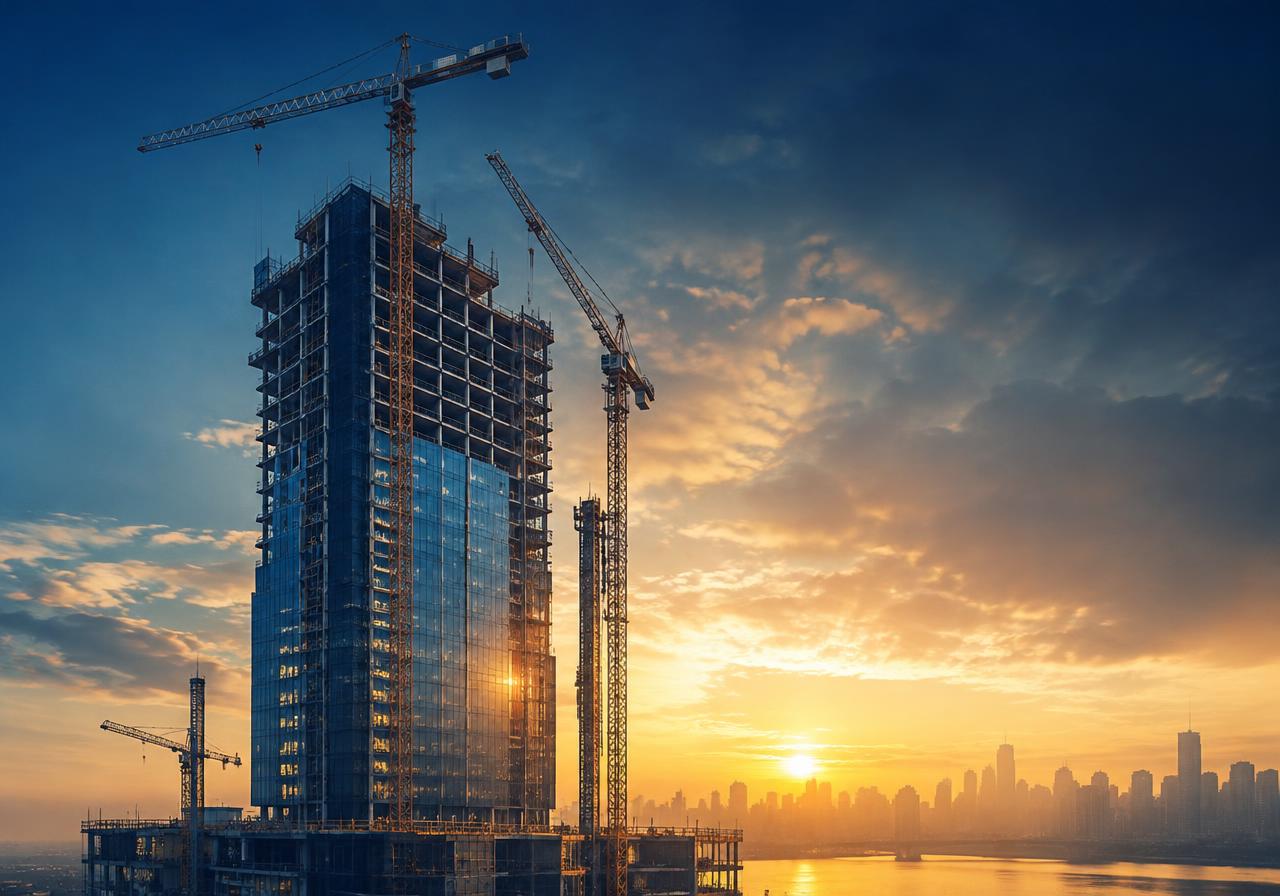 High-rise under construction